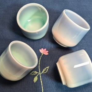 구름한잔 소주 사케 정종 감성 소주잔4P세트