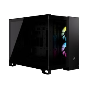 커세어 2500X RGB 미니타워 PC케이스 블랙