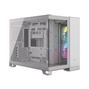 커세어 2500X RGB 미니타워 PC케이스 화이트