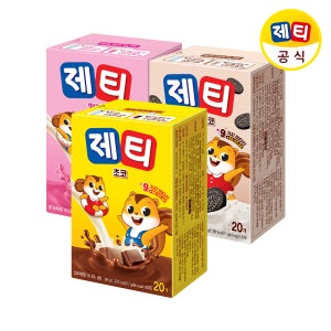 제티 초코 20개입 +딸기 20개입+쿠키앤초코 20개입