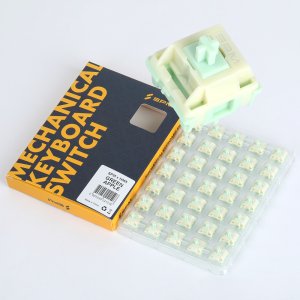 HMX x SPM Green Apple 그린 애플 조약돌 리니어 기계식 키보드 스위치 5핀 (35개 패키지)