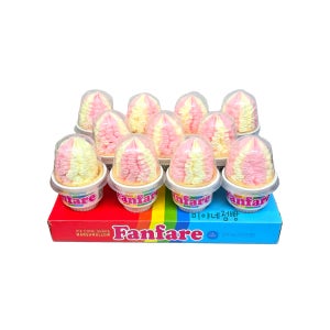 팡파르 아이스크림콘모양 마시멜로 20g x 11개입 1통