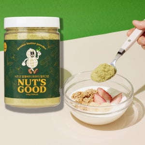 너츠굿 말차라떼 땅콩버터 파우더 말차 분말 슈가프리 유기농 가루 넛츠굿