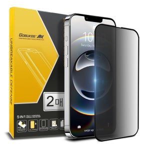 고부기 풀커버 강화유리 프라이버시 사생활보호 보안필름 아이폰16e, 2매입