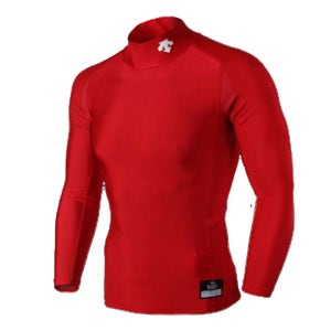 창고방출 데상트 긴팔 스판 언더셔츠 주니어용 DOR-A7432 레드