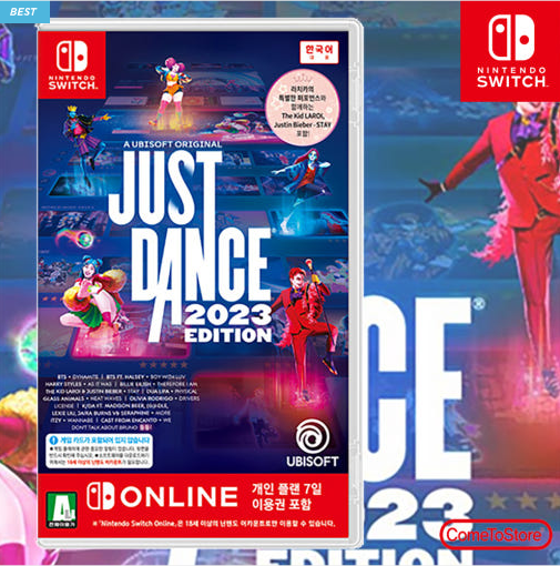 저스트댄스 2023 (JUST DANCE 2023) 닌텐도 스위치 정품 게임 타이틀 팩 한글판 (국내 당일 배송)