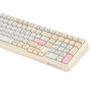 GDEVIL G812 METEOR 게이밍 파스텔 기계식 키보드 밀키브라운, GD엑스퍼트