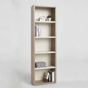 이노센트 그룸 오픈형 책장 600mm, 5단, 네추럴아이보리