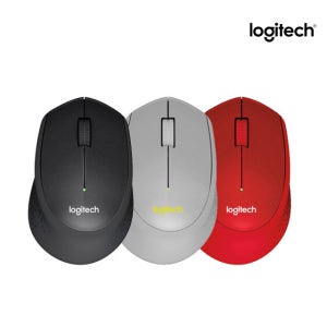 로지텍 무소음 무선 마우스 노트북 컴퓨터 사무용 업무용 저소음 M331 Silent