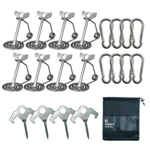 포레스트유 황소데크팩 프로 8P 토션 오징어 앵카 텐트 고정 데크팩