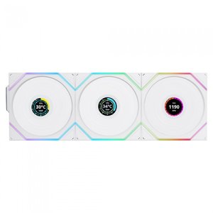 리안리 UNI FAN TL Wireless LCD 120 (3팩, 화이트)