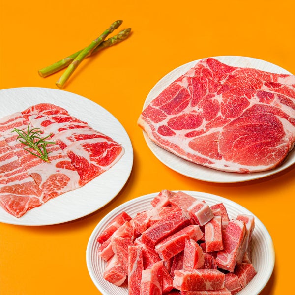 설렘한입 냉동 미국산 왕목살 목전지 1kg 구이 제육 찌개용