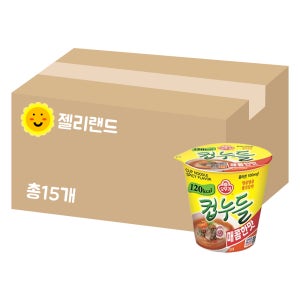 오뚜기 컵누들 매콤한맛 37.8g X 15개 (1BOX)
