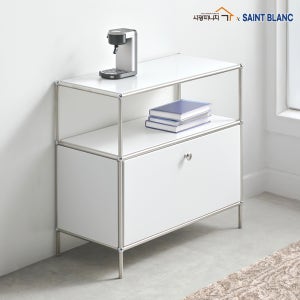 SK1080 거실 침실 낮은선반 도어형 모듈수납장 HI