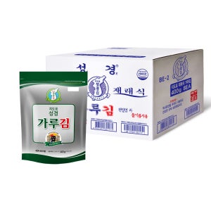 [성경김본사] 지도표 업소용 대용량 재래 김가루 400g, 8개