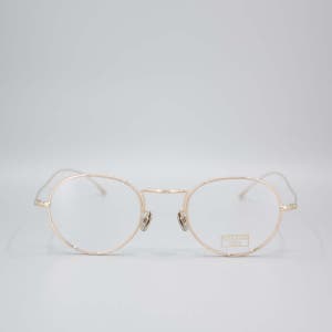 아이반7285 EV-194 c902 골드 보스톤 원형 클래식 빈티지 티타늄 안경테