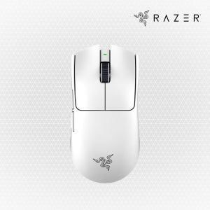 레이저코리아 바이퍼 V3 Pro 무선 게이밍 마우스 바브삼 8K 동글 화이트
