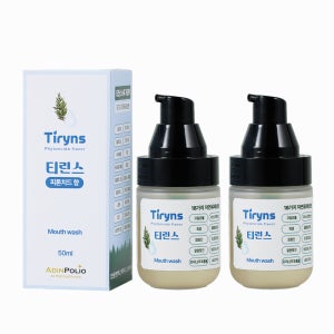 티린스 2병 6개월/피톤치드 100배 농축 가글 입냄새 구취 제거 휴대용 무알콜 구강청결제