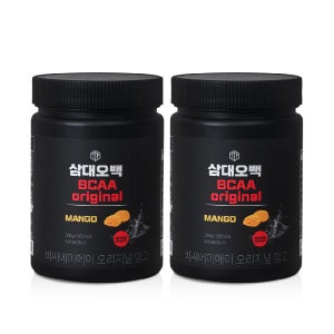 삼대오백 BCAA 아미노산 헬스부스터 망고맛 300g 2통 120회분
