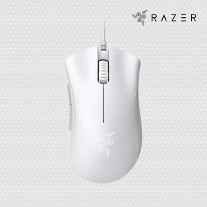 레이저코리아 데스에더 에센셜 유선 게이밍 마우스 화이트
