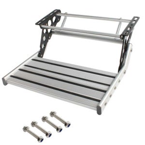 카라반 페달 캠핑 트레일러 계단 받침대 캠핑카 스텝 56 카라반 계단