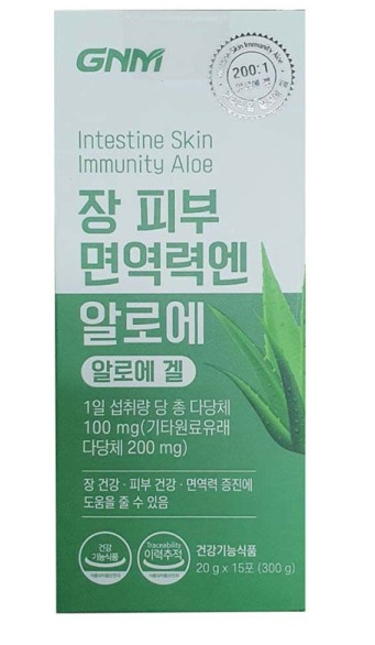 <b>GNM</b>자연의품격 장 피부 면역력엔 <b>알로에</b> 20g x 15포 1개