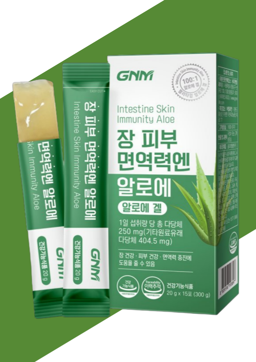 <b>GNM</b>자연의품격 장 피부 면역력엔 <b>알로에</b> 20g x 15포 1개