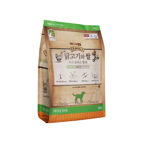 반려견 도그랑 훼미리 닭고기와 쌀 퍼피 2kg
