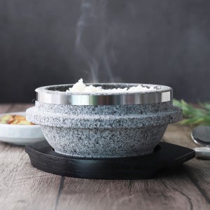 키치노 MS 돌솥 뚝배기 1인용 솥밥 곱돌 가마솥 VV 15cm