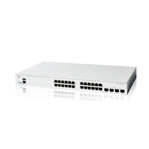 시스코 C1200-24P-4G POE 24포트 광4SFP 스위치허브 CBS250-24P-4G후속모델