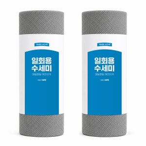 이너홈 일회용 수세미 설거지 그레이, 60개입, 2개