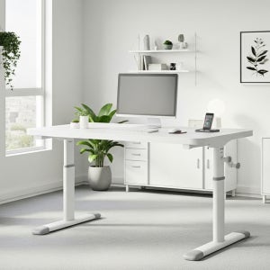 가정용 테이블 책상 공부 학생 스탠딩 모션테스크 수동 높낮이 조절 80x60cm