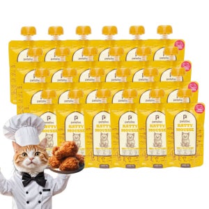 묘설렘 대용량 튜브 저염 고양이 츄르간식 치킨, 90g, 24개