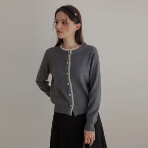 [한정수량 SALE][엠블룸] 메리 레이스진주 니트