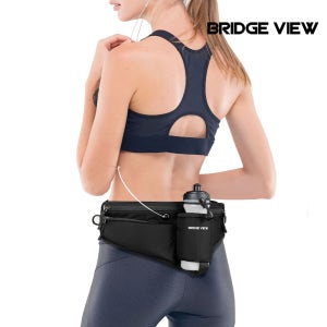 브릿지뷰 논슬립 방수 런닝 벨트 러닝 조깅 마라톤 달리기 등산 플립 밴드 힙색 가방