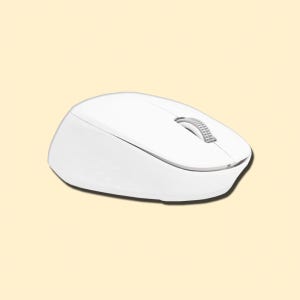 화이트 저소음 사무실 무선 마우스 그립감 좋은 조용한 소음없는 업무용 사무용 무소음 마우스