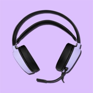 보라색 게이밍 가성비 어학용 PC방 컴퓨터 헤드셋 CH240 인강용 유선 가상 7.1채널 헤드셋