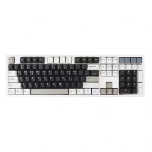 QSENN Q104 PBT 풀윤활 가스켓 유무선 기계식 키보드 크림치즈, 크림치즈축