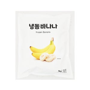 이안 냉동 바나나 슬라이스 /베트남산 1kg, 10개