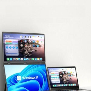 듀얼모니터 접이식 노트북 확장 디스플레이 무설치 포터블 휴대용 모니터