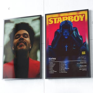 위켄드 팝스타 아티스트 포스터 액자 18종 기획전 the weeknd