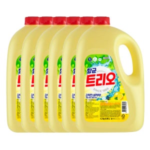 애경 향균 트리오 주방세제 4.2kg x 6개