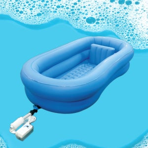 이동식욕조 YH-2002 반신욕 2단 높이조절 미끄럼방지 세균번식차단 배수펌프 간이욕조