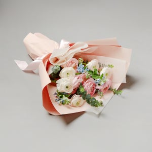 라넌큘러스 버터플라이 꽃다발 생화 꽃바구니 생일 기념일 발렌타인데이 꽃배달 꽃배송서비스