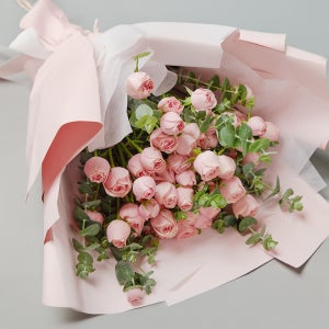 핑크 자나장미 로즈 꽃다발 생화 꽃바구니 생일 기념일 발렌타인데이 꽃배달 꽃배송서비스