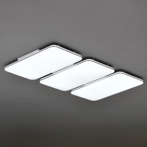 LED 슬림라인실버 거실 6등 180W 거실등 안방 전등 교체 조명