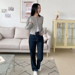 [제작 XS,S]이슈 키작녀 와이드 생지데님(150~155cm) 작은키 아담사이즈 학생 직장인 출근룩 데일리 팬츠