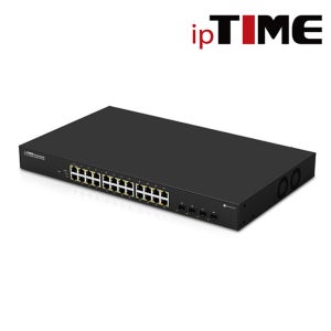 아이피타임 EFM ipTIME PoE24004M 스위치 스위칭 허브 기가비트 24포트 SFP 4포트 IGMP