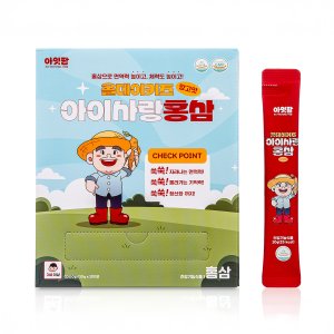 아잇팜 올데이 키즈 아이사랑 홍삼 스틱 10g,100포