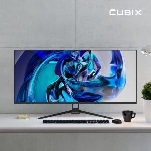 큐빅스 울트라와이드 모니터 84cm(34인치) WQHD 100Hz 게이밍모니터 CX34UT100